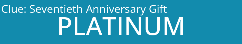 Seventieth Anniversary Gift