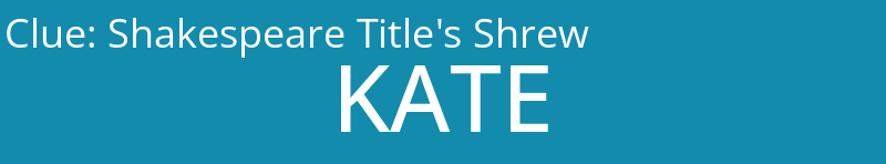 Shakespeare Title's Shrew