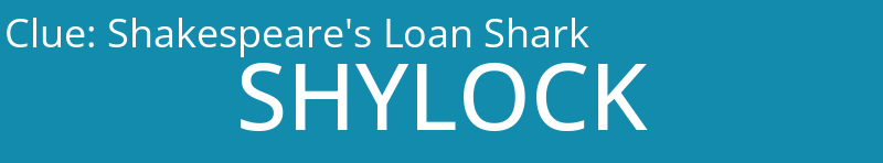 Shakespeare's Loan Shark