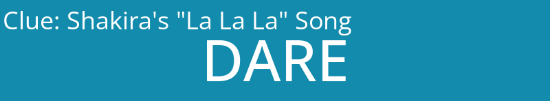 Shakira's "La La La" Song