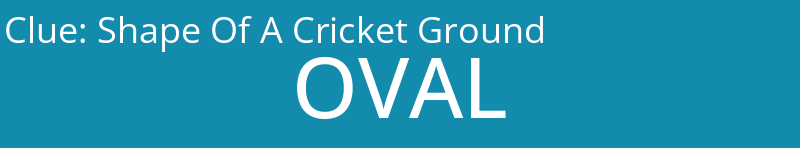 Shape Of A Cricket Ground