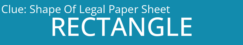 Shape Of Legal Paper Sheet