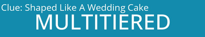 Shaped Like A Wedding Cake