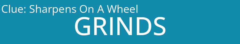 Sharpens On A Wheel