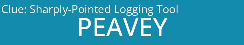Sharply-Pointed Logging Tool