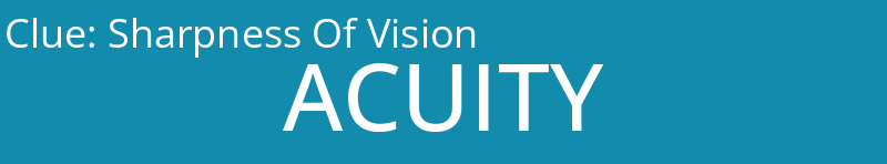 Sharpness Of Vision
