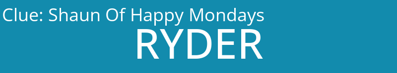 Shaun Of Happy Mondays