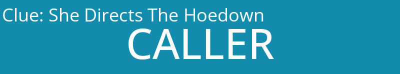 She Directs The Hoedown