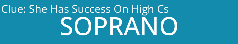 She Has Success On High Cs