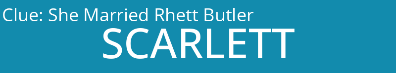 She Married Rhett Butler