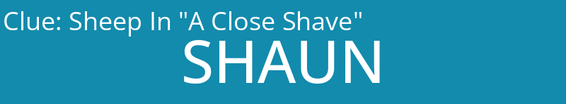 Sheep In "A Close Shave"