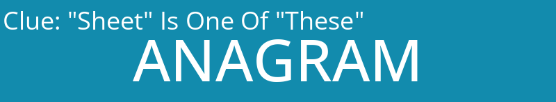 "Sheet" Is One Of "These"