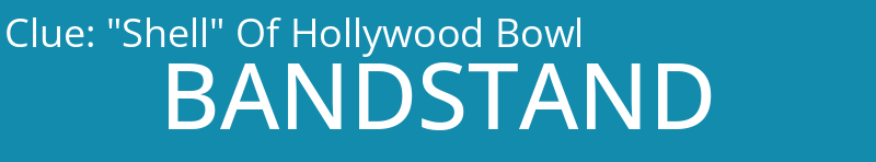 "Shell" Of Hollywood Bowl