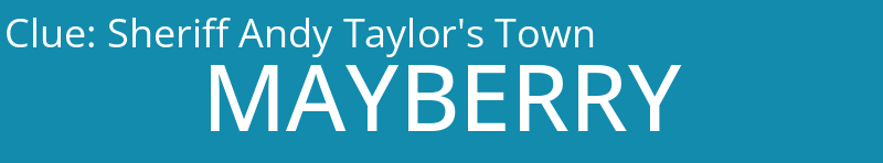 Sheriff Andy Taylor's Town