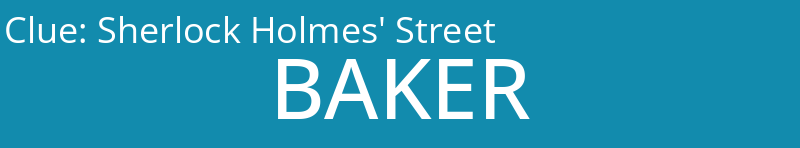 Sherlock Holmes' Street