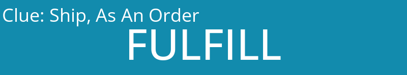 Ship, As An Order