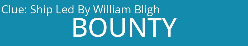 Ship Led By William Bligh