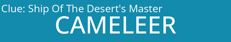 Ship Of The Desert's Master