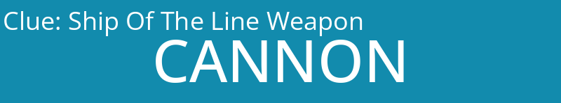 Ship Of The Line Weapon