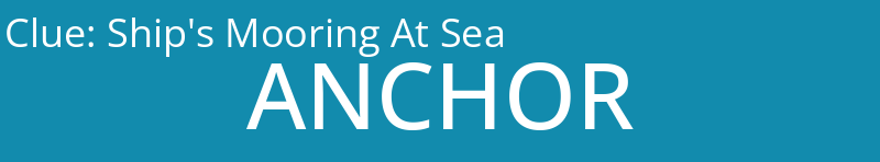 Ship's Mooring At Sea