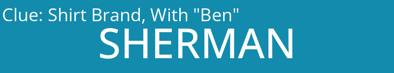 Shirt Brand, With "Ben"