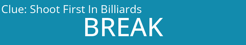 Shoot First In Billiards