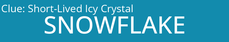 Short-Lived Icy Crystal