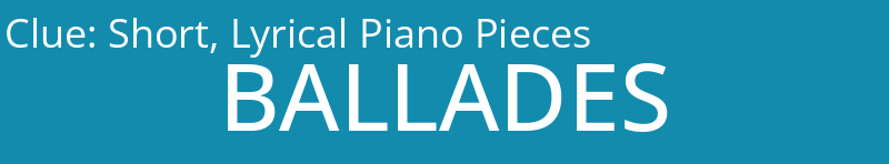 Short, Lyrical Piano Pieces