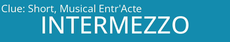 Short, Musical Entr'Acte