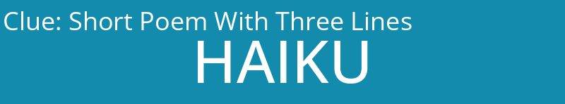 Short Poem With Three Lines