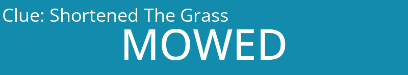 Shortened The Grass