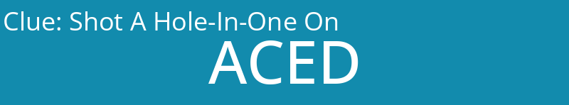 Shot A Hole-In-One On