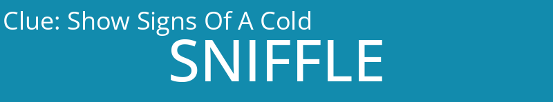 Show Signs Of A Cold