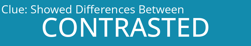 Showed Differences Between