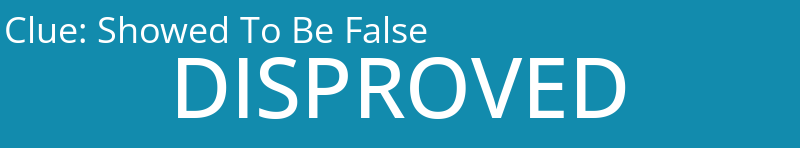 Showed To Be False