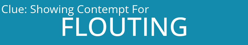 Showing Contempt For