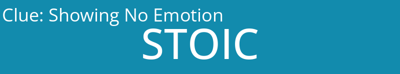 Showing No Emotion
