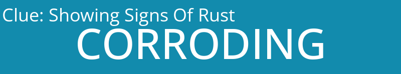 Showing Signs Of Rust