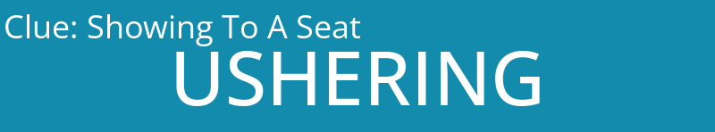 Showing To A Seat