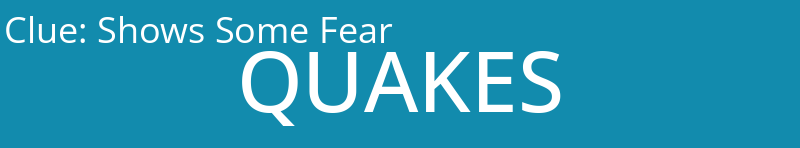 Shows Some Fear