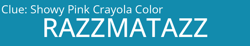 Showy Pink Crayola Color