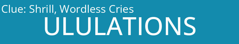 Shrill, Wordless Cries