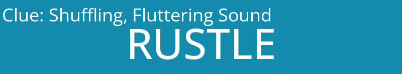 Shuffling, Fluttering Sound