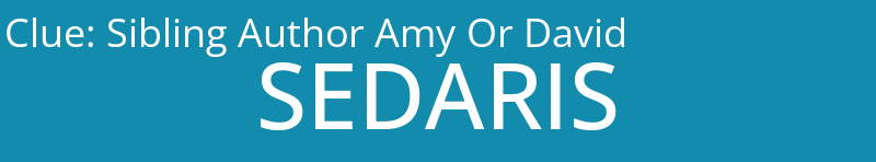 Sibling Author Amy Or David