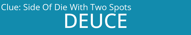 Side Of Die With Two Spots