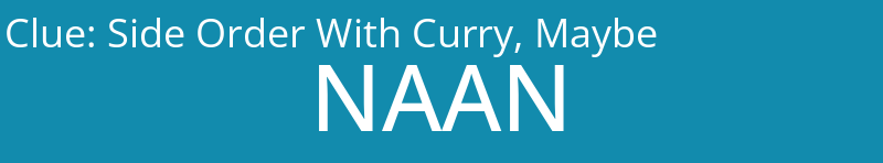 Side Order With Curry, Maybe