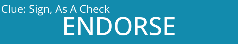 Sign, As A Check