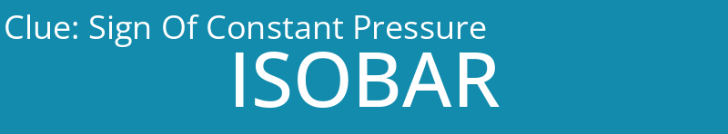 Sign Of Constant Pressure