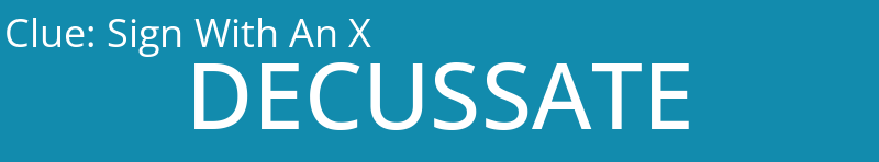 Sign With An X