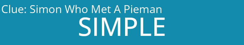 Simon Who Met A Pieman